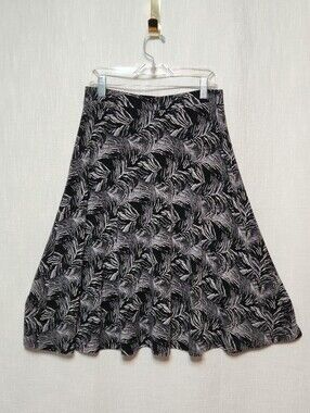 George Print A Frame Skirt Flowy Business Casual Small 4-6
